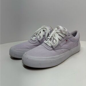 Reebok Lavender and White Athletic Shoes